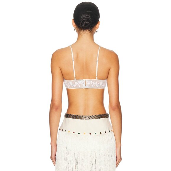 BODE Middlemist Bra Top in Cream Mesh - Picture 4 of 5